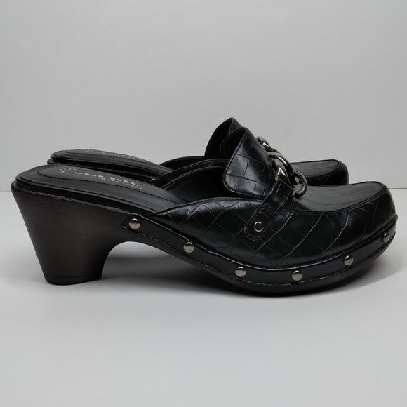 BareTraps Carmen Studded Heeled Mules Black size 8.5 - Picture 4 of 9